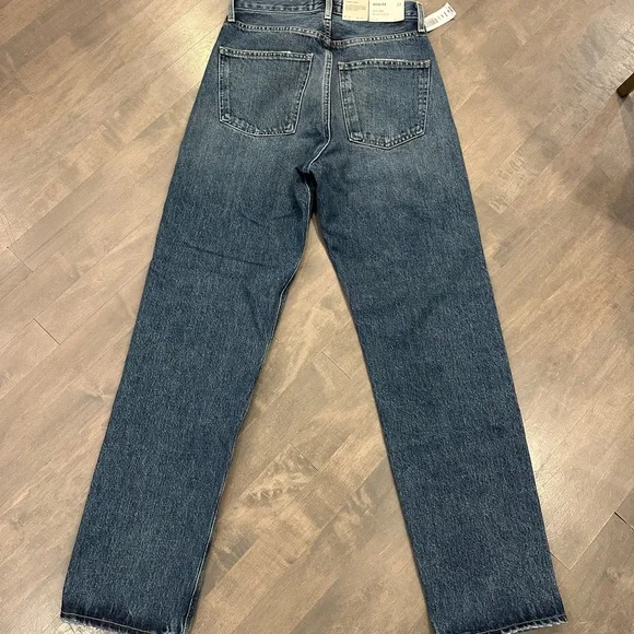 Agolde 90's Mid Rise Loose Fit Jeans-Size 23.  Imagine wash NWT! - Picture 5 of 5